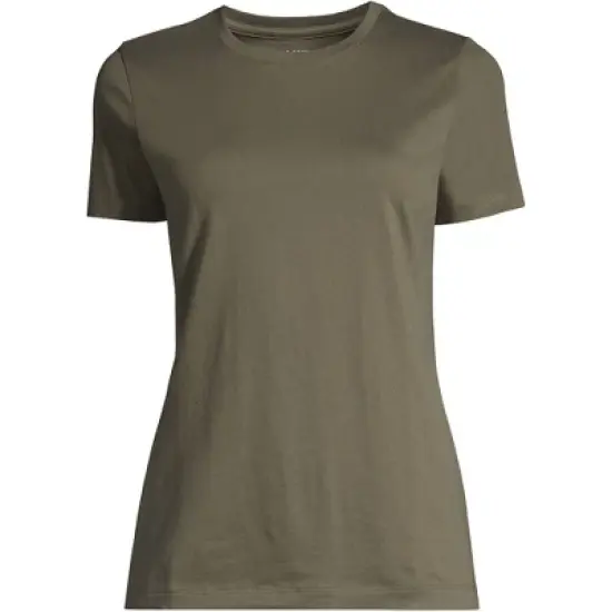Lands' End Women's Tall Relaxed Supima Cotton Short Sleeve Crewneck T-Shirt image {12}