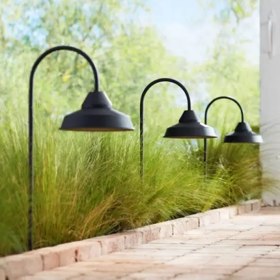 John Timberland Westley Black 10-Piece LED Landscape Path and Spot Light Set image {7}