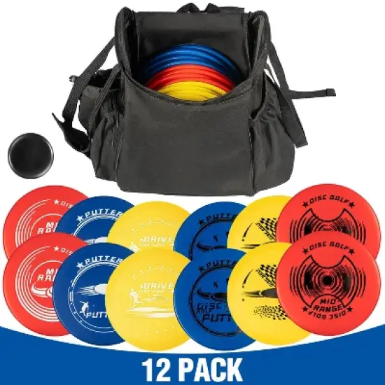 PLAYAPUT Flying Discs,Assorted Colors, Set of 12 image {4}