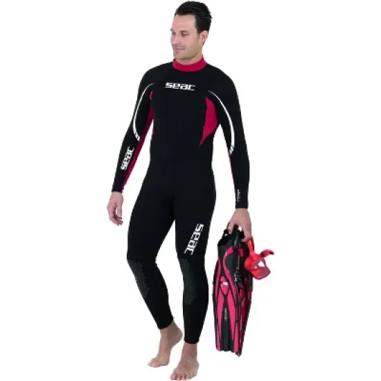 SEAC Relax 2.2 mm High Stretch Neoprene Full Wetsuit Men image {2}