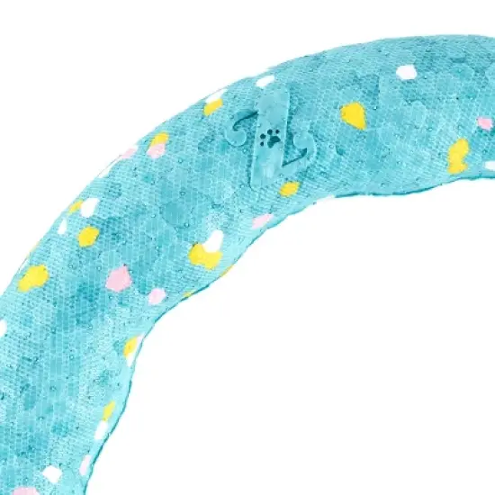 ZippyPaws AirTuff Lightweight Durable Bouncy Dog Toy for Outdoor Play - Ring image {2}