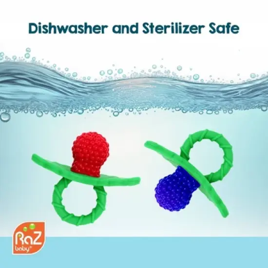 Razbaby RaZberry Teethers - 2pk - Red/Blue image {4}