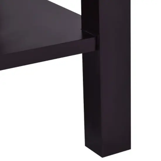 Costway End Table Nightstand Storage Display Furniture Drawer Shelf Beside Brown image {7}