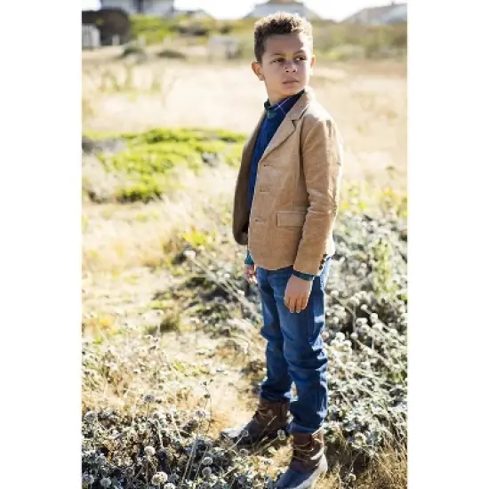 Hope & Henry Boys' Corduroy Blazer with Elbow Patches, Toddler image {4}