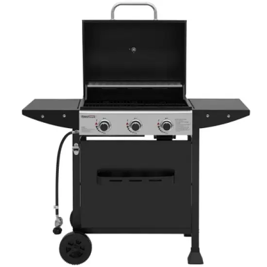 RoyalGourmet 3-Burner BBQ Liquid Propane Gas Grill GH3001HTG Black image {1}