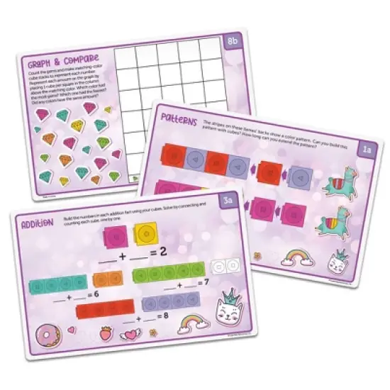 Learning Resources Mathlink Cubes Kindergarten Math Activity Set: Mathatics! image {1}