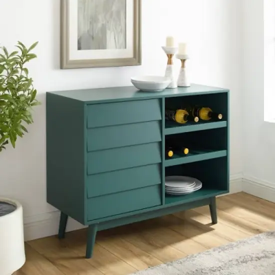 Mid Century Modern Bar Cabinet with Angled Legs - Saracina Home image {2}