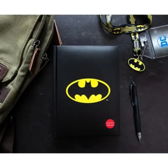 SD Toys DC Comics Batman Logo Light-Up Hardcover Notebook image {5}