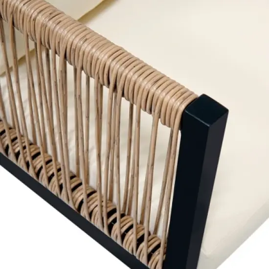 Whisen Multi-person Outdoor Sofa Combination with A Table, Suitable for Garden, Backyard and Balconies image {13}