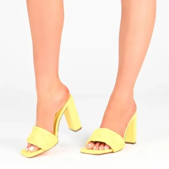 Journee Collection Womens Maysie Tru Comfort Foam Open Square Toe Block Heel Sandals image {8}