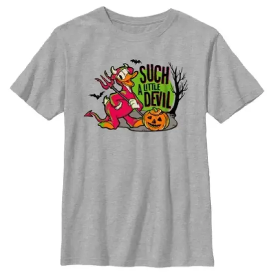 Boy's Mickey & Friends Halloween Donald Duck Such a Little Devil T-Shirt image {4}