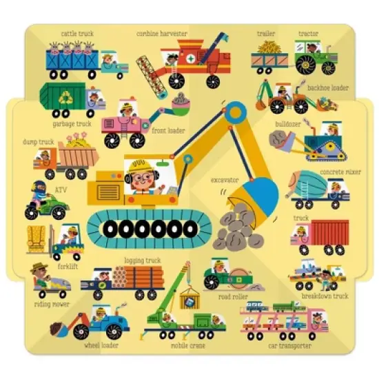 Pop Out Mega Pictures Vehicles - by Sarah Creese (Board Book) image {1}