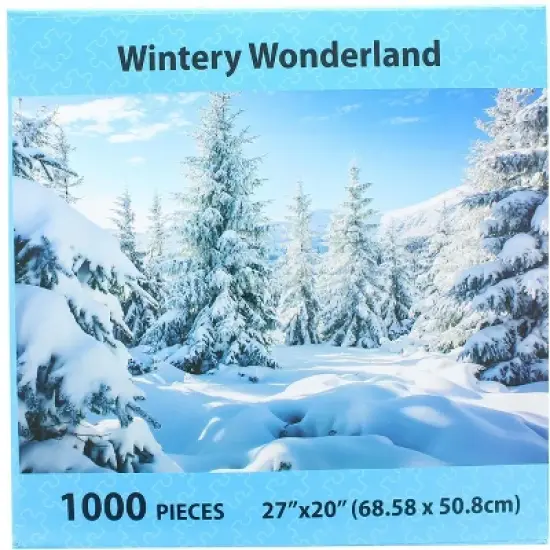 JPW Industries Inc. Wintery Wonderland 1000 Piece Jigsaw Puzzle image {1}