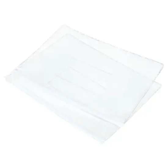 Unique Bargains A5 Size PVC Waterproof Home Office Travel Zip Envelope File Bags 10 Pcs image {4}