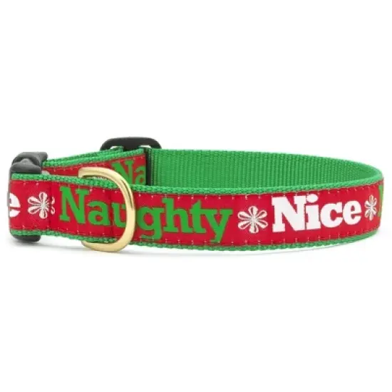 Up Country Christmas Naughty and Nice Dog Collar image {3}