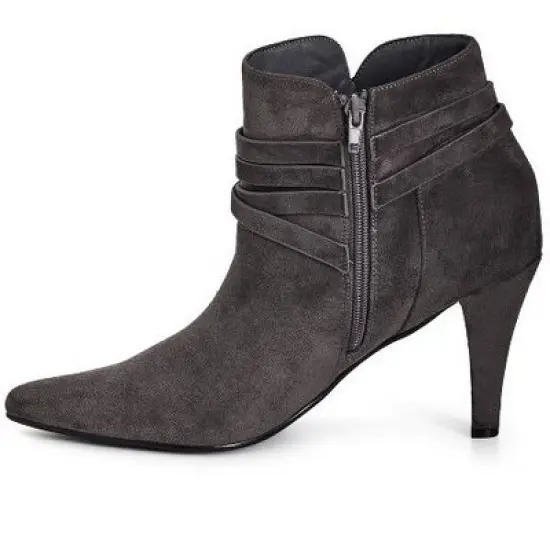 Women's Plus Size WIDE FIT Sultry Ankle Boot - steel | CITY CHIC image {2}