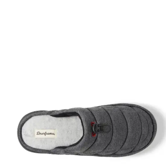 Dearfoams Men's Austin Quilted Sweatshirt Scuff Slippers image {4}