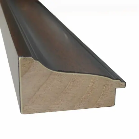 Amanti Art Cyprus Walnut Wood Framed Corkboard, Natural Cork image {2}