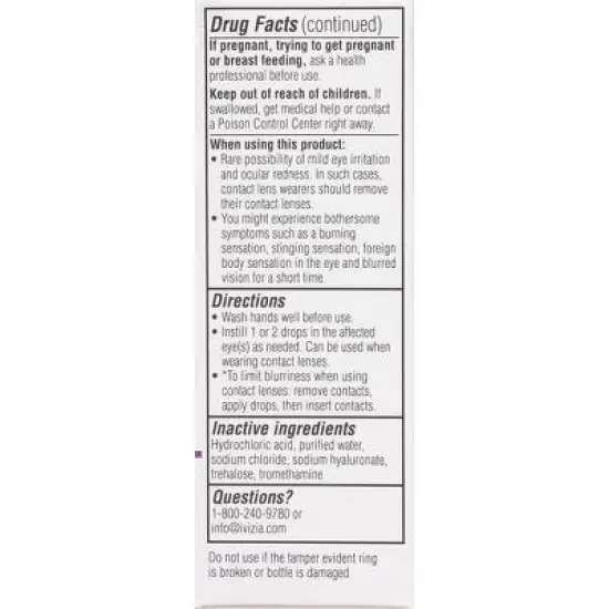 Ivizia Dry Eye Sterile Lubricant Drops 10ml image {4}