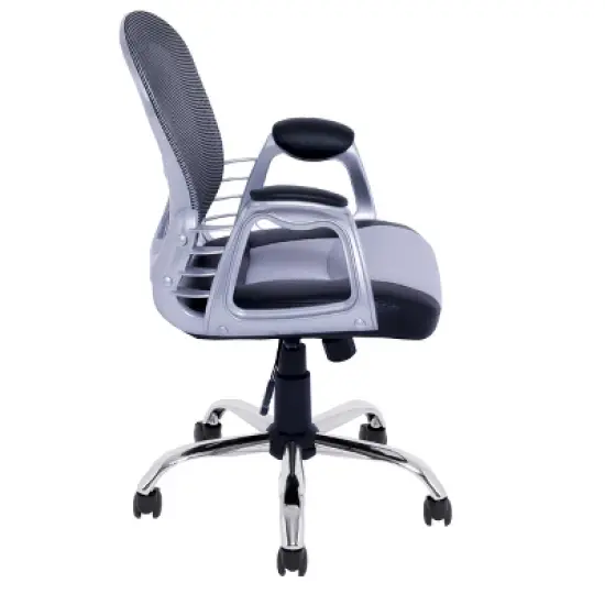 Workspace Executive Office Chair Leatherette and Mesh - CorLiving image {1}