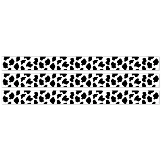 Creative Teaching Press&reg; Cow Print EZ Border, 48 Feet Per Pack, 3 Packs image {3}