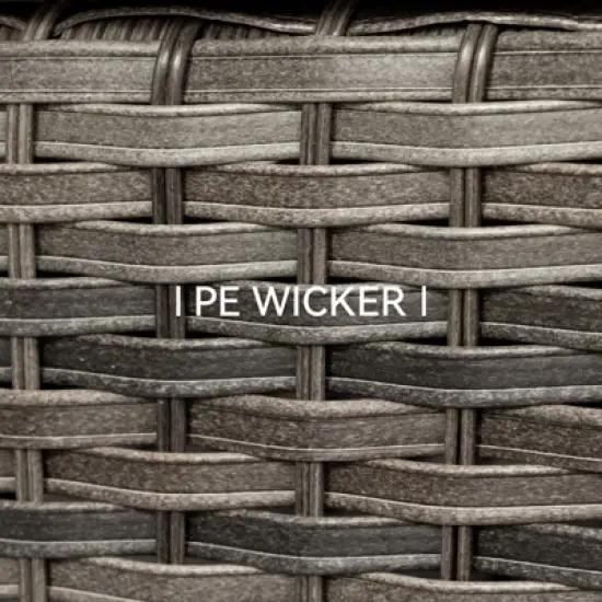 UPTIOT 73'' Wicker Outdoor Patio Sofa image {5}