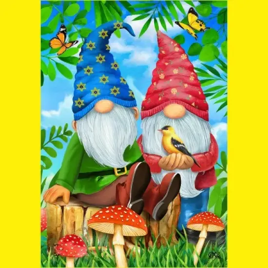 Briarwood Lane Garden Flag 12x18 For Outdoor Gnome Sweet Gnome Spring For Spring Garden Flag Flags For Outside image {4}