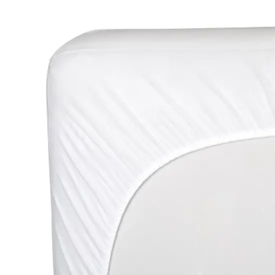 Sealy Naturals Cotton Fitted Crib & Toddler Mattress Pad image {2}