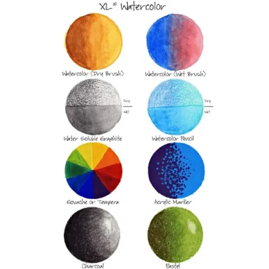 Canson XL Watercolor Paper Pad 11"X15"-30 Sheets image {1}