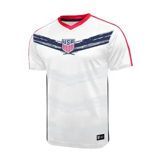 United States Soccer Federation USA Adult Shirt - White image {1}