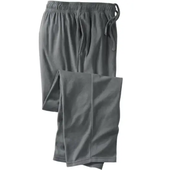 KingSize Men's Big & Tall Solid Microfleece Pajama Pants image {5}