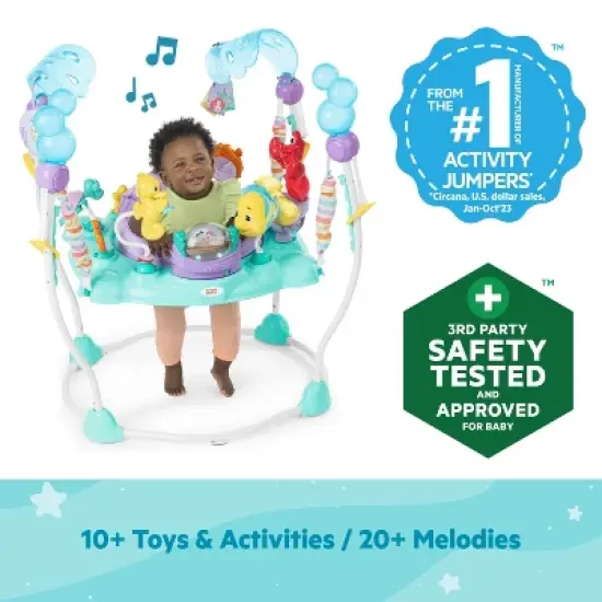 Bright Starts The Little Mermaid Sea of Activities Baby Jumper image {18}
