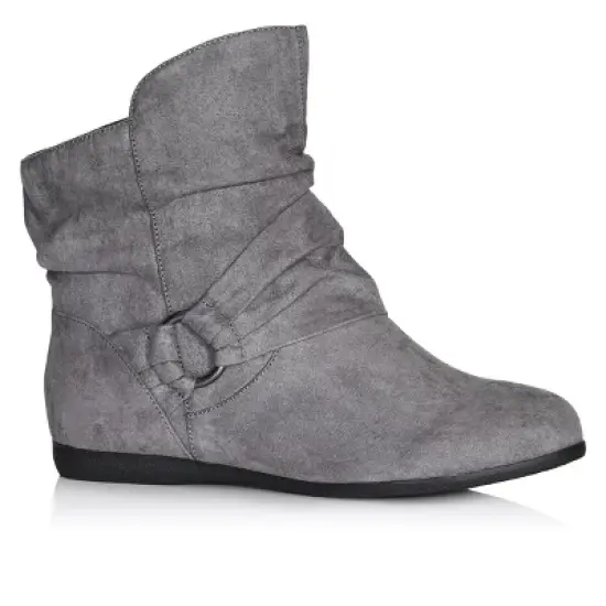 Women's WIDE FIT Serena Ankle Boot - gray| CLOUDWALKERS image {3}