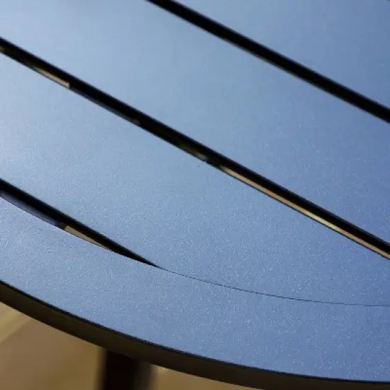 3pc Patio Conversation Set with Wicker Rattan Chairs & Round Coffee Table - Captiva Designs image {2}