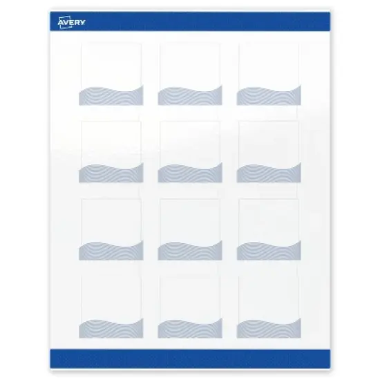 Avery Square Labels, Colorful Design, 2" x 2", 120 Total image {8}