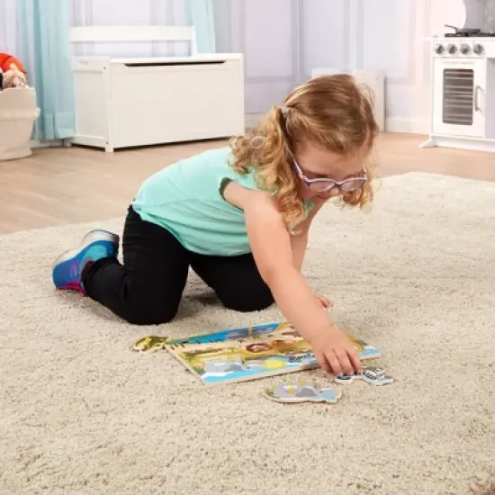 Melissa & Doug Peg Puzzle Set - 6 Puzzles image {1}