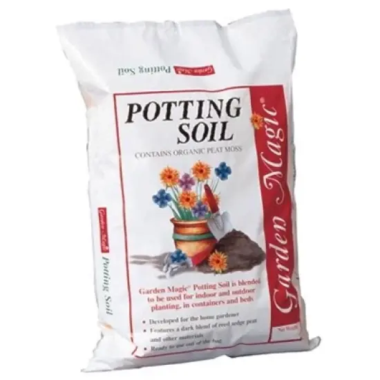Michigan Peat 5720 Garden Magic General Purpose Moisture Retaining Potting Soil Mix for Indoor Outdoor Planter Container Bed Gardening, 20 Pound Bag image {1}