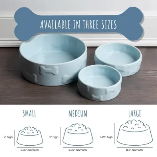 Park Life Designs 8c Manor Dog Bowl - White image {3}