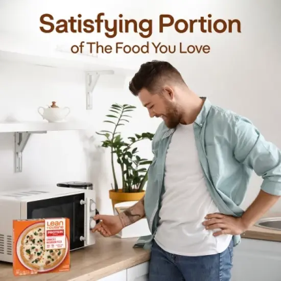 Lean Cuisine Protein Kick Spinach & Mushroom Frozen Veggie Pizza - 6.1oz image {7}