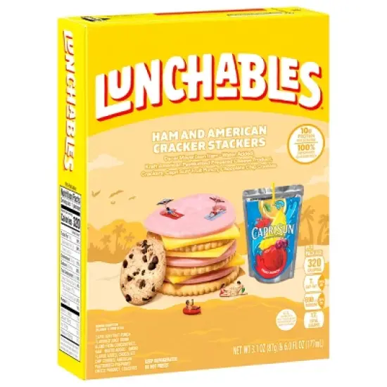 Lunchables Ham & American Cheese Cracker Stackers - 9.1oz image {8}