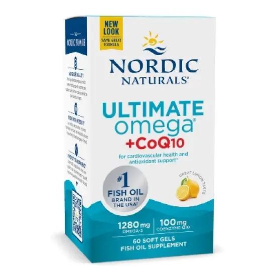 Nordic Naturals Ultimate Omega + CoQ10 Softgels Dietary Supplement - 60ct image {6}