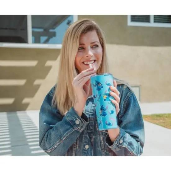 Silver Buffalo Disney Lilo & Stitch Snack Toss Double-Walled Stainless Steel Tumbler image {7}