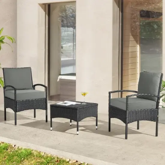 Deep Outdoor Cushion with Water and Sun Resistant Fabric image {5}