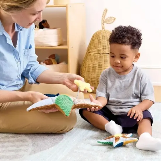 Kaplan Early Learning Plush Sea Stars - Set of 2 image {3}