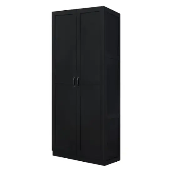Hopkins Modern 7 Shelf Freestanding Storage Closet - Manhattan Comfort image {5}