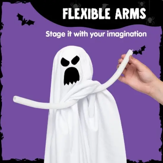 Joyfy 5 Pcs Halloween 27.5'' Hanging Ghost Decoration,Halloween Decor,Front Yard Patio Lawn Garden Outdoor and Holiday Porch Haunted House Tree D&eacute;cor image {2}