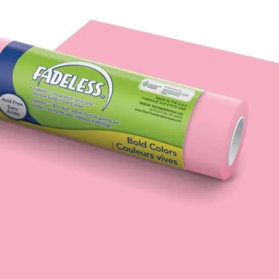 Fadeless Paper Roll, Pink, 24 Inches x 60 Feet image {5}