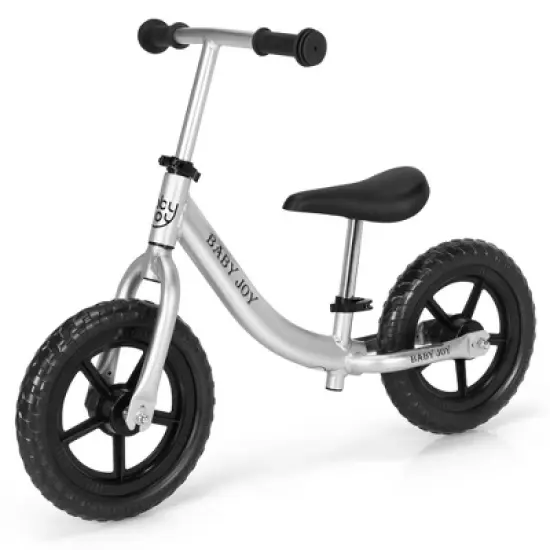 Babyjoy Aluminum Balance Bike for Kids Adjustable No Pedal Training Bicycle image {10}