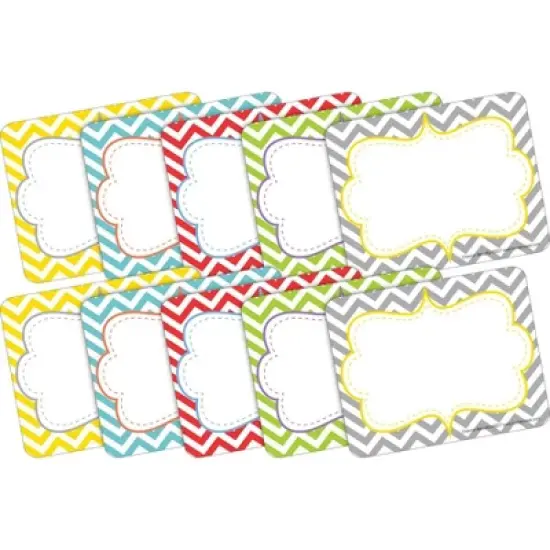 2pk 45ea Chevron Beautiful Remember Me! Self-Adhesive Name Tag Labels - Barker Creek: Teaching Aid, All Ages, 90 Pieces image {7}