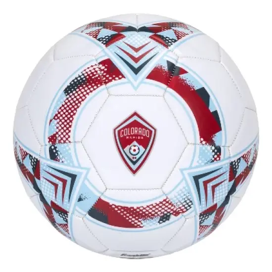MLS Colorado Rapids Size 5 Soccer Ball: Rubber Bladder, image {9}